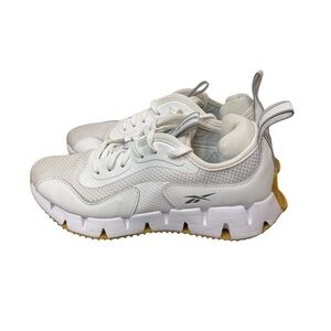 Reebok Women’s Zig Dynamica White Gum Athletic Training Running Shoes Size 7.5